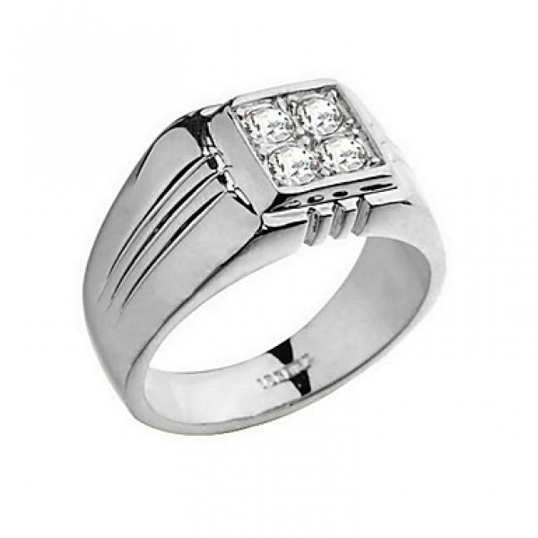 Alloy / Zircon Ring Band Rings Party / Daily / Casual 1pc