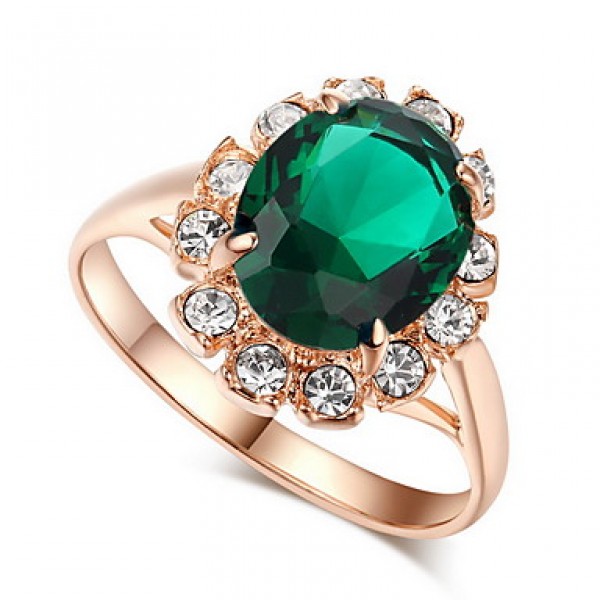 AAA Zircon Fine Statement Ring for Wedding Party