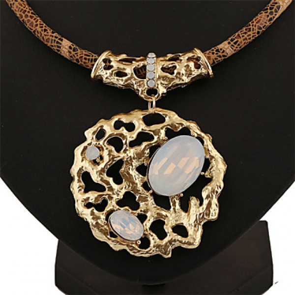 Women Latest Fashion Alloy Rhinestone Imitation Pearl Necklace/Earrings Sets  