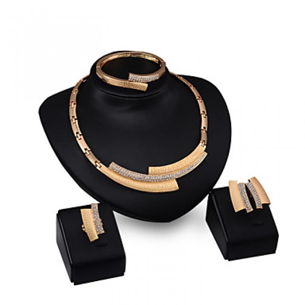 Wedding Accessories Gold Plated jewellery Floating Charms Vogue Woman Costume African Jewelry Sets  