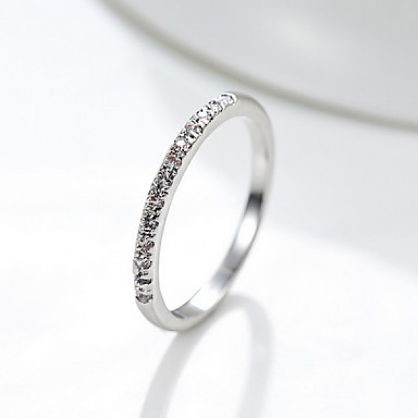 AAA Zircon Fine Statement Ring for Wedding Party