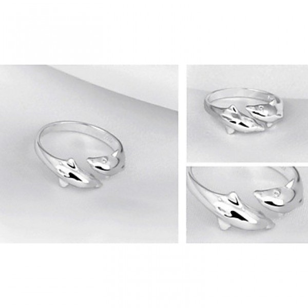 Ring,Band Rings,Jewelry Sterling Silver Adjustable Party / Daily / Casual 1set,Adjustable Women